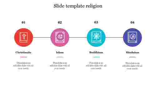 Slide template religion